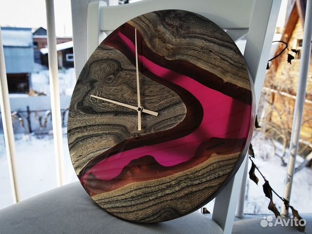 Часы из дерева, часы из смолы