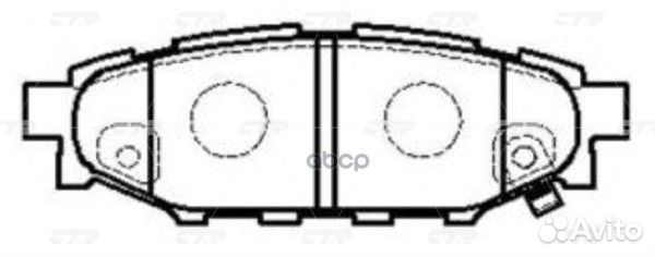 Колодки тормозные зад subaru impreza GR 07