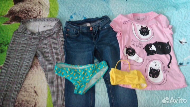Вещи пакетом на девочку. Рост 146
