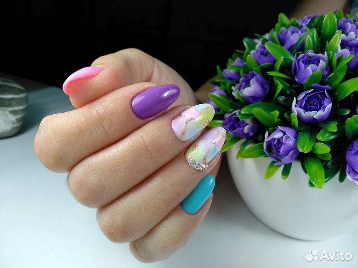 Маникюр/педикюр/коррекция ногтей