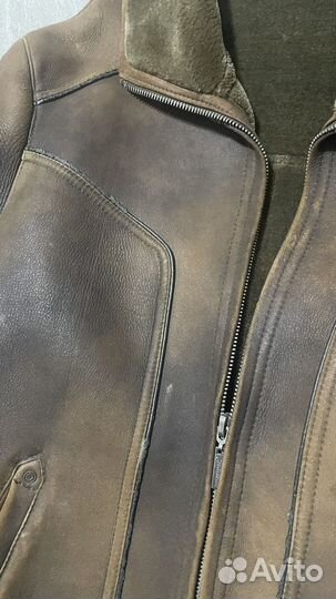 Куртка мужская зимняя кожзам