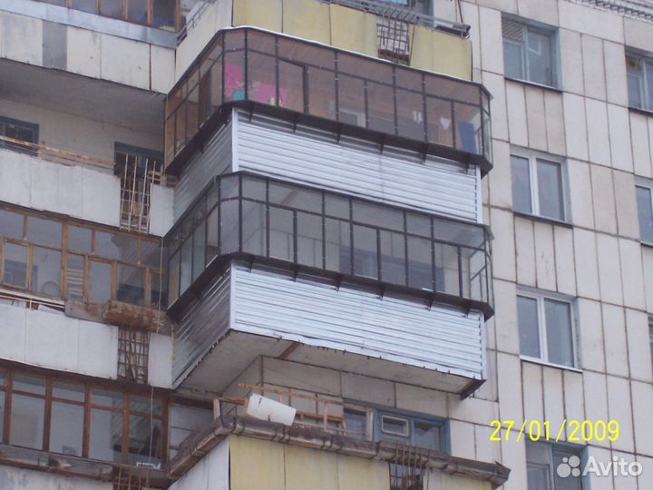 Остекление балконов