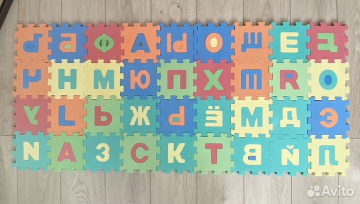 Коврик-пазл с буквами