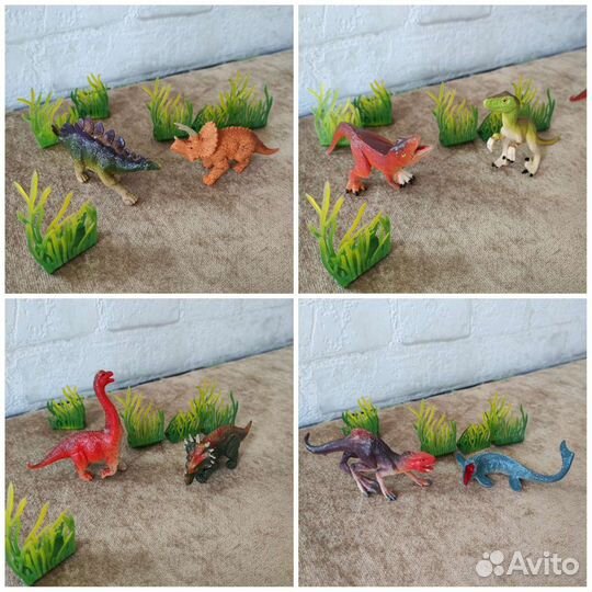 Игрушки, набор 12 динозавров