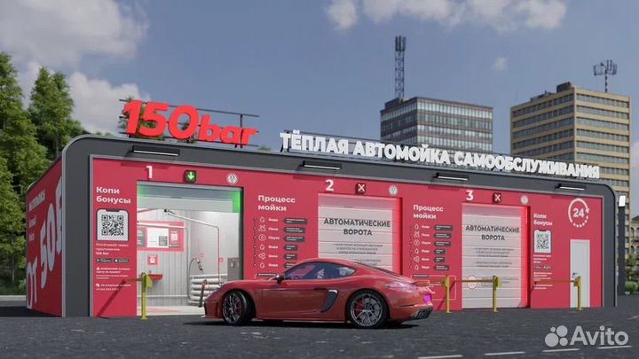 Теплая автомойка: франшиза под ключ