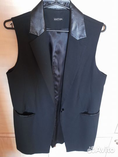 Жилетка женская с брюками офисная 50р