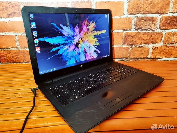 HP 15-ac603ur - 4 Ядра \ 2 Озу \ 500 HDD