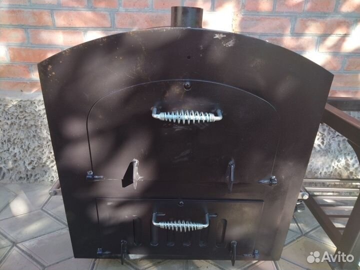 Печь для пиццы уличная с подставкой