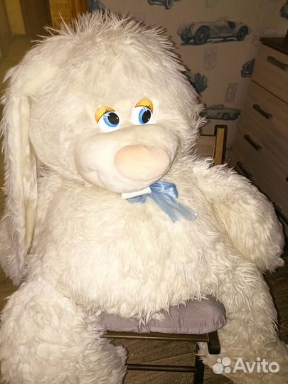 Мягкая игрушка заяц большой