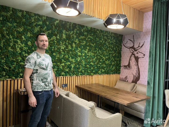 Стабилизированный мох, изделия из мха