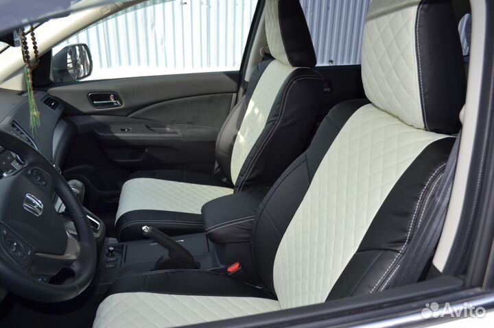 Авточехлы на Honda CR-V 4-выпуск с 2012.ромб