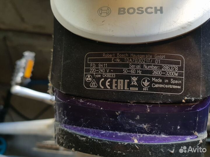 Утюг Bosch. На запчасти