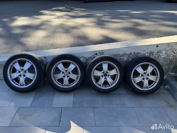 Диски R16 Volkswagen + резина Hankook зимняя