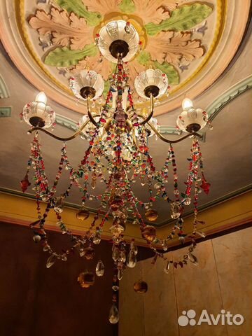Люстра винтаж СССР рестайлинг ручная работа