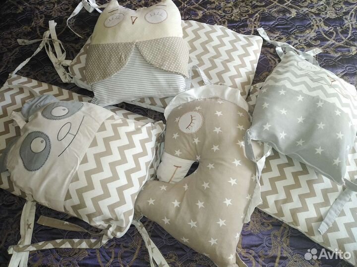 Бортики в детскую кроватку