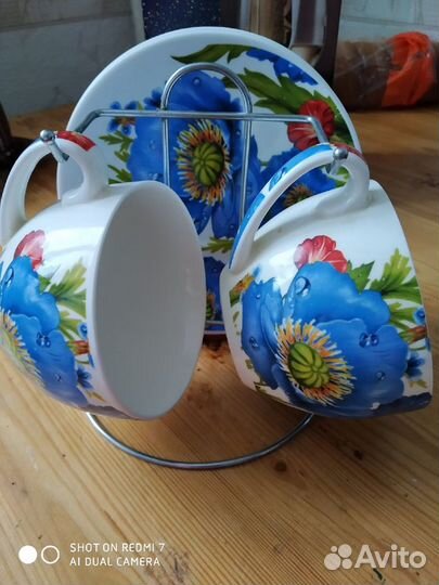 Чайный набор для 2-х персон на подставке