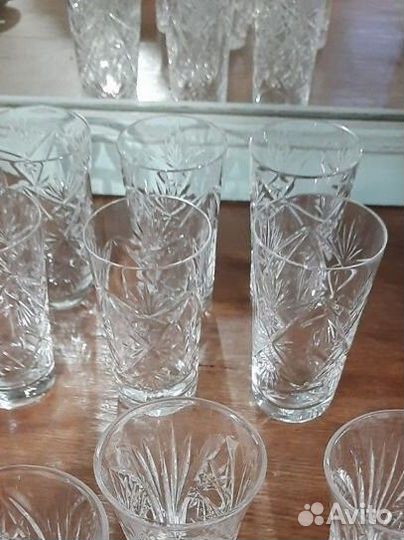Фужеры хрустальные СССР