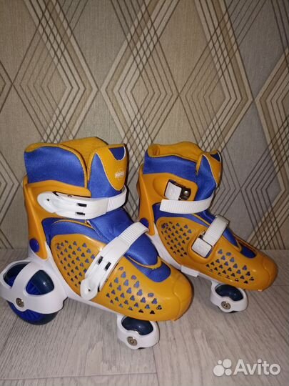 Роликовые коньки детские раздвижные от 2 лет