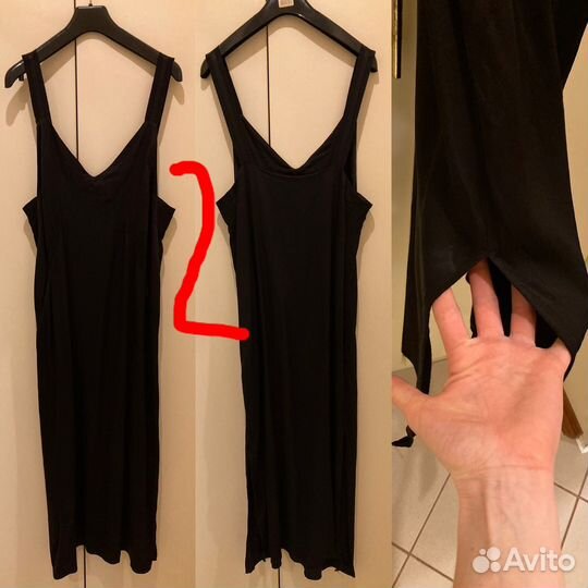 Черное платье mango, hm, monki