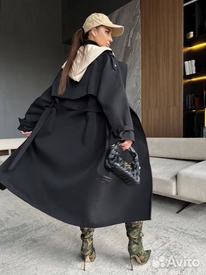 Тренч женский длинный