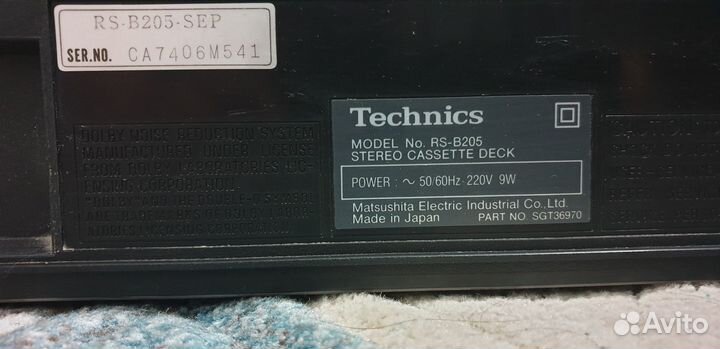 Кассетный магнитофон Technics