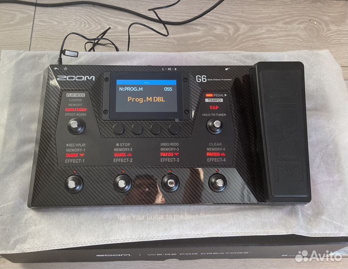 Гитарный процессор zoom G6