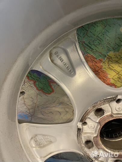 Комплект оригинальных колес R18 Mercedes GLC