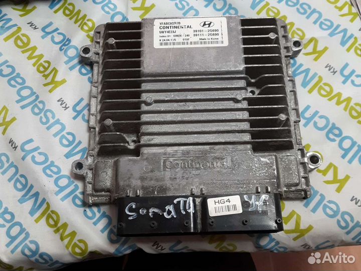 Эбу блок управления двигателем Hyundai Sonata 6