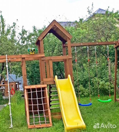 Детская деревянная площадка