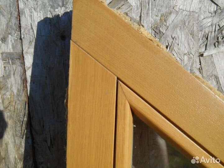 Окно клеенный дубовый брус. стеклопакет