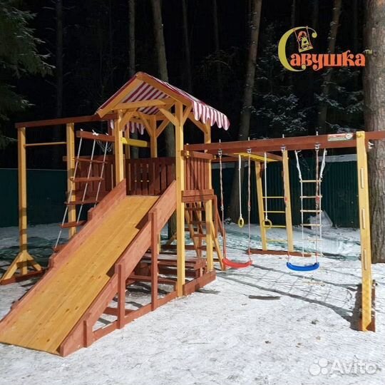 Детский уличный спортивный комплекс для дачи