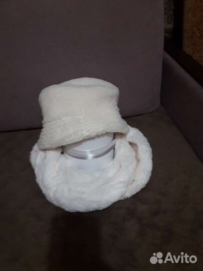 Панама женская теплая и шарф