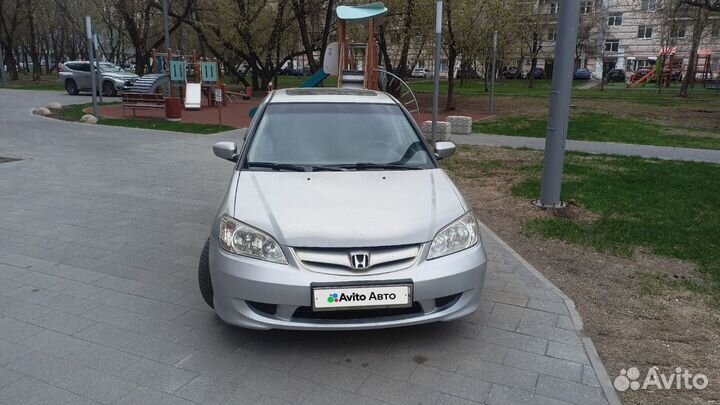 Honda Civic 1.6 МТ, 2004, 212 000 км