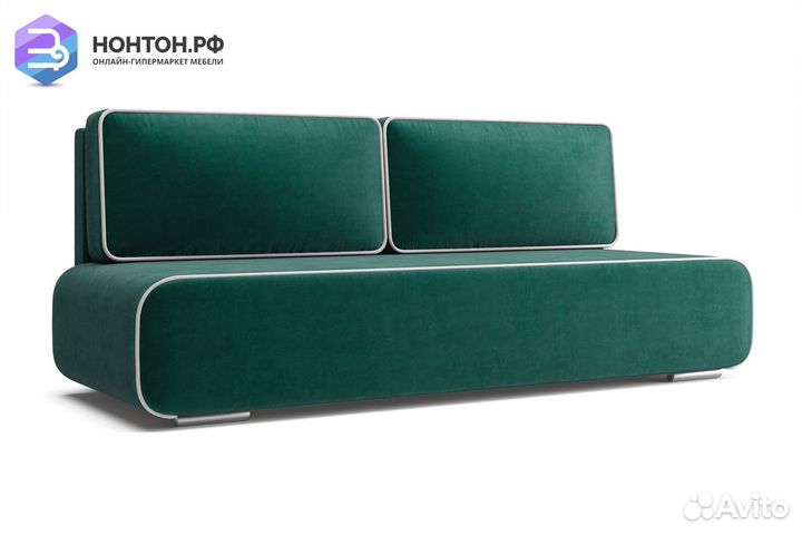 Диван еврокнижка Нео изумрудный
