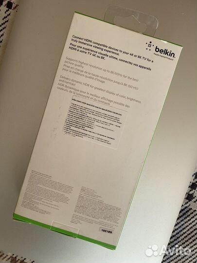 Кабель Belkin hdmi, 2 м (AV10175bt2M-BLK)