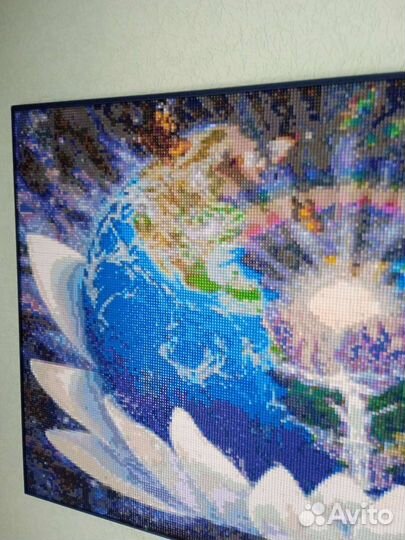 Картина из алмазной мозаики 65х41см