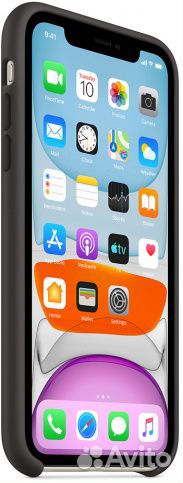 Оригинал Чехол Silicone Case для iPhone 11 (Black)