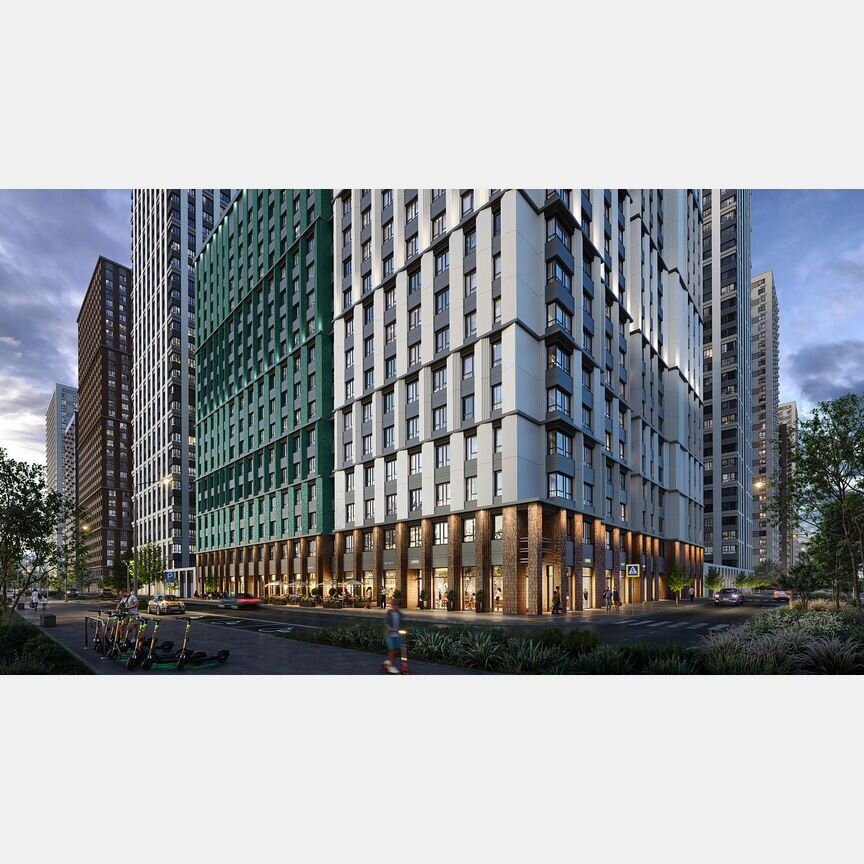 2-к. квартира, 52 м², 12/26 эт.