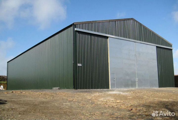 Строительство ангара гаража склада под ключ