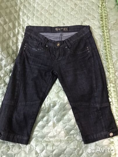 Капри джинсовые