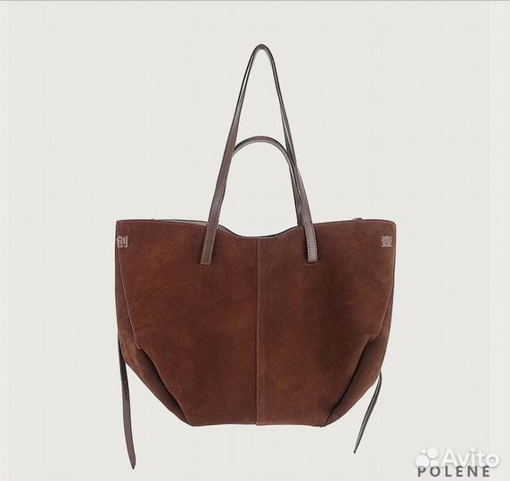 Polene сумка замша