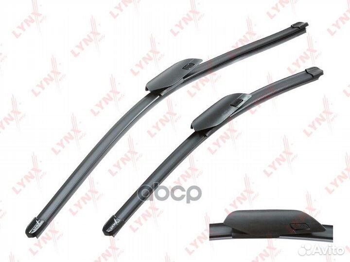 LB-1243) Комплект бескаркасных щеток стеклоочи