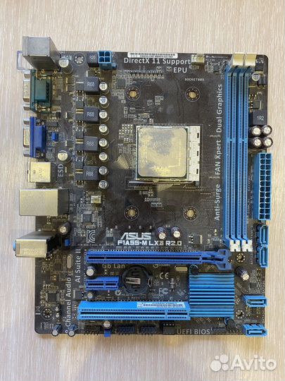 Материнская плата с процессором AMD A4-3400
