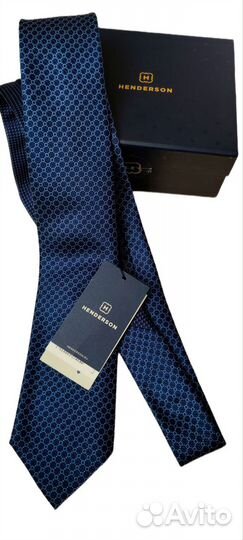Галстук Henderson 100% шелк новый