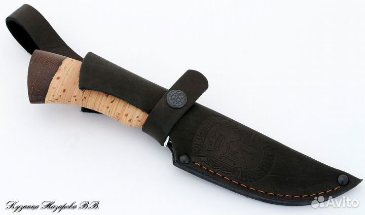 Охотничий нож из стали Elmax Гепард береста