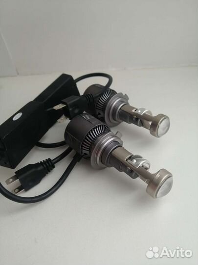 Светодиодные лампы h4, h7с линзой