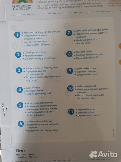 Развивающий детский коврик Tiny Love