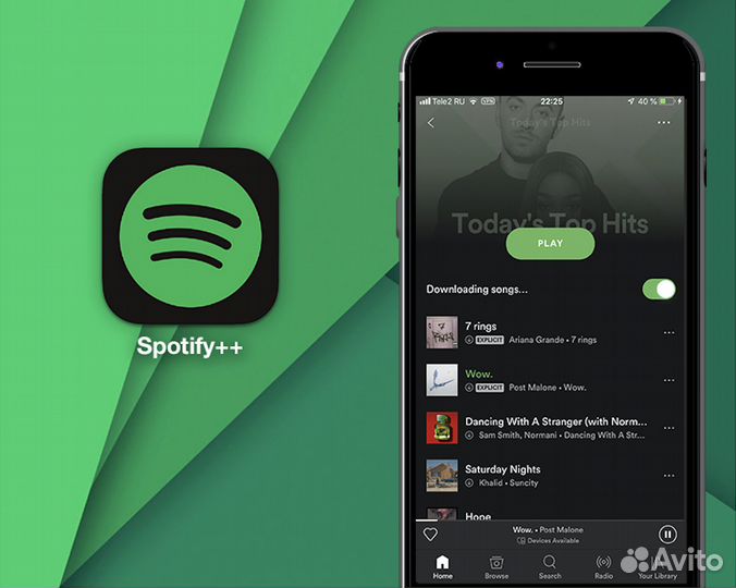 Подписка spotify premium индивидуальная 12 месяцев