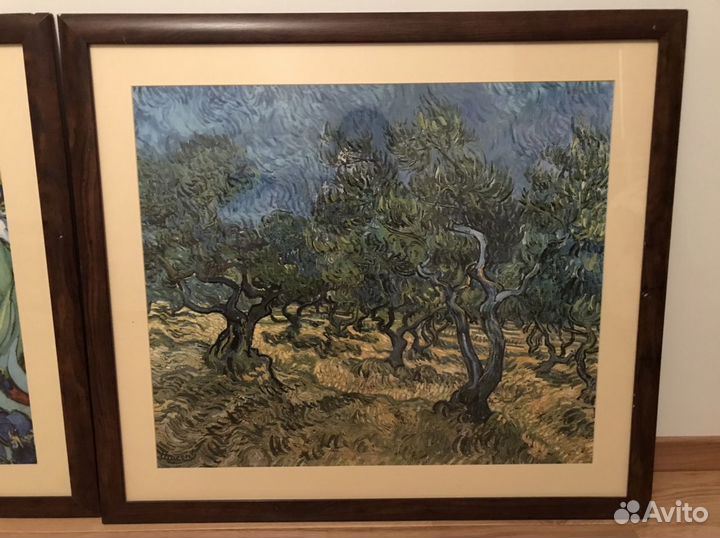 Картины берёзы и репродукция Ван Гога