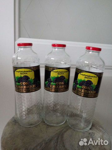 Бутылки стеклянные, литровые